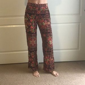Topshop vibrant boho pants
